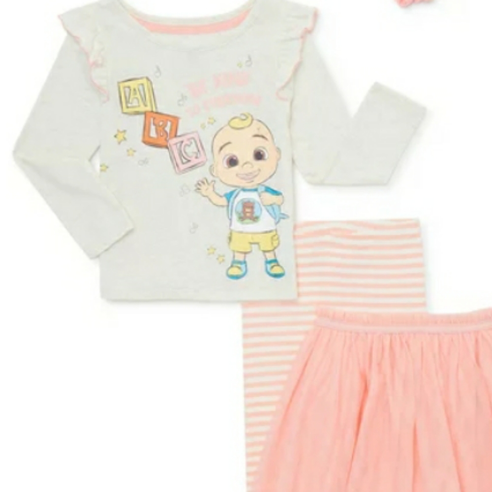 3pc cocomelon  set